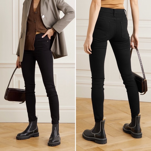 FRAME Le Skinny de Jeanne Mid-Rise Jeans - Picture 2 of 14